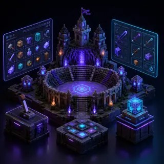 Illustration d'un projet technique Minecraft développé par GamaService